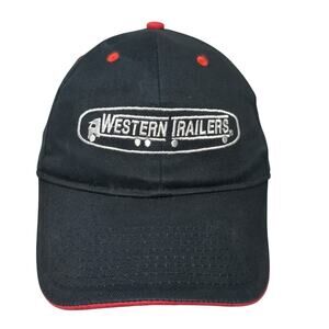 Western Trailers Strapback Baseball Cap Black One Size Adjustable Hit Wear